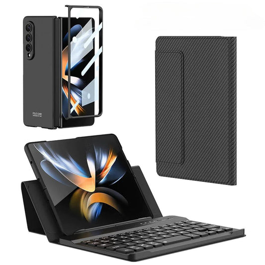 3 in 1 - Case + Flip Stand Cover +  Wireless keyboard (+FREE PEN)