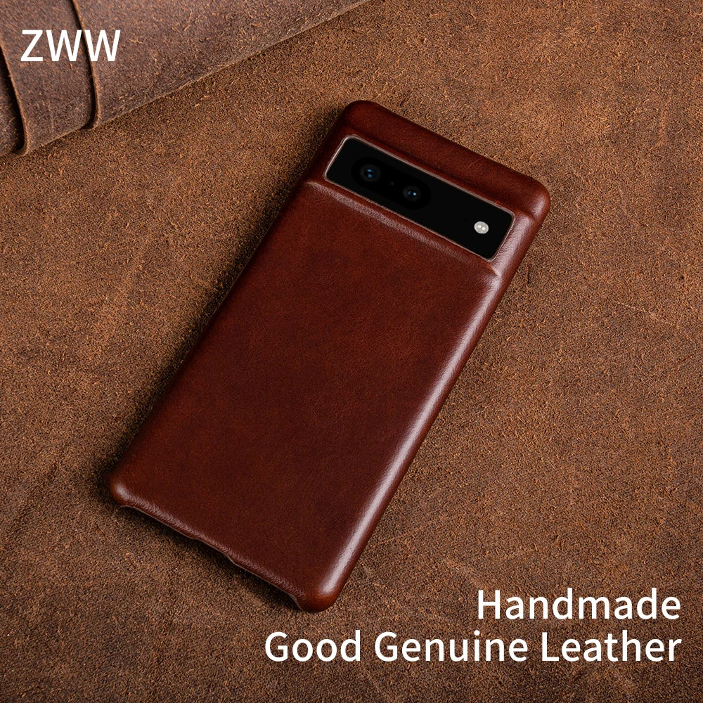 Luxury Genuine Leather Case For Pixel Series