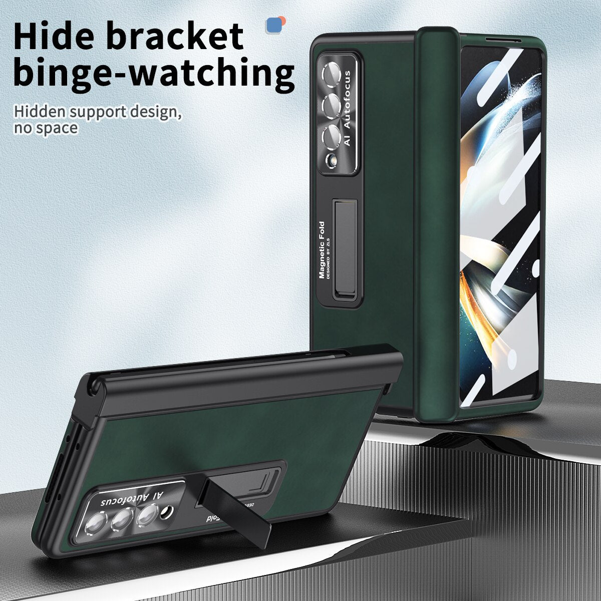 Full Protection Glass Film Bag Case for Samsung Galaxy Fold 5