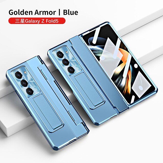 Folding Design Full Protection Glass Case for Samsung Galaxy Z Fold 5