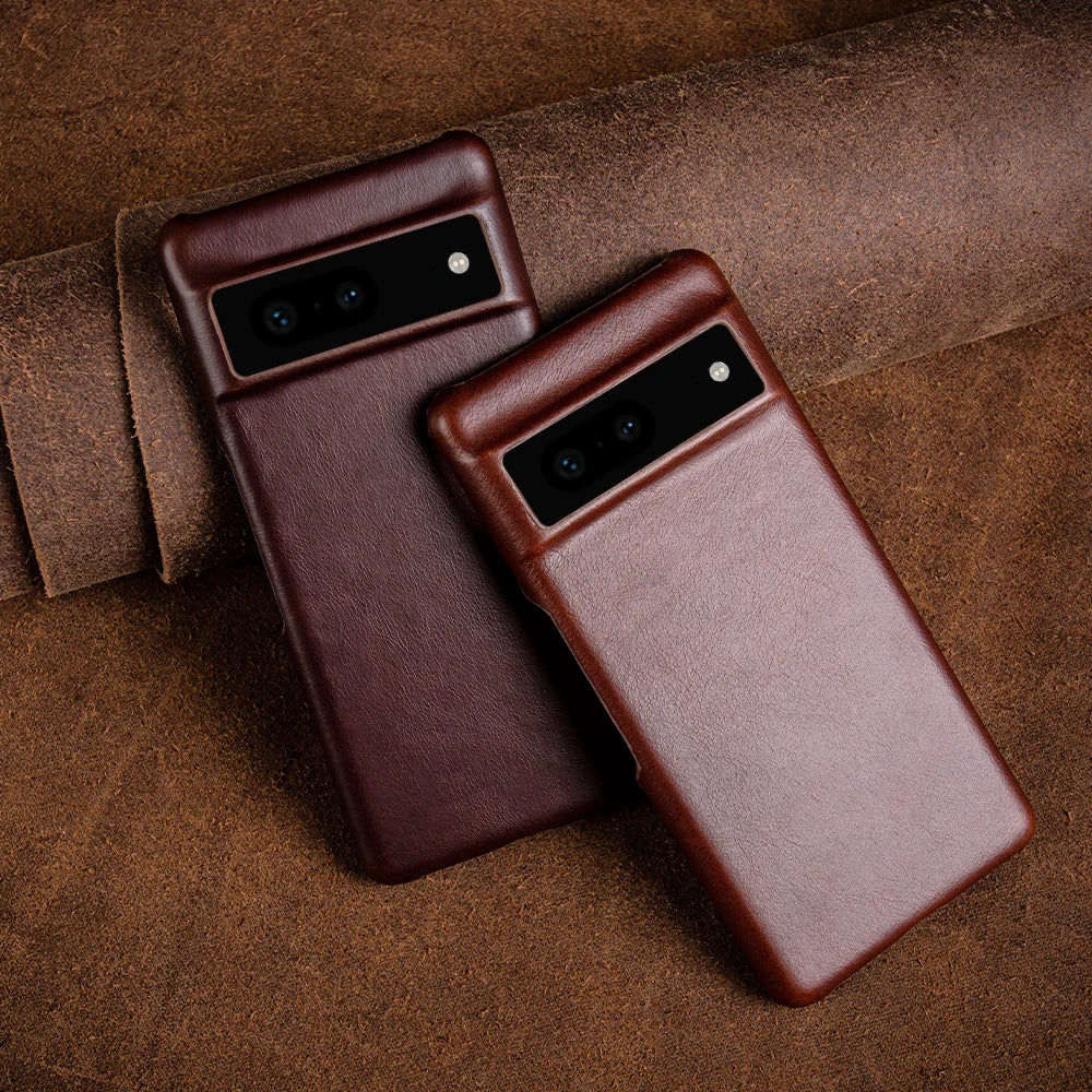 Luxury Genuine Leather Case For Pixel Series