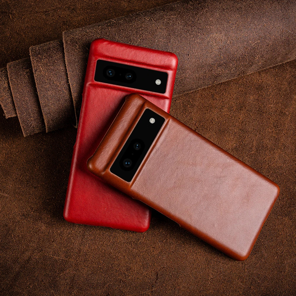 Luxury Genuine Leather Case For Pixel Series