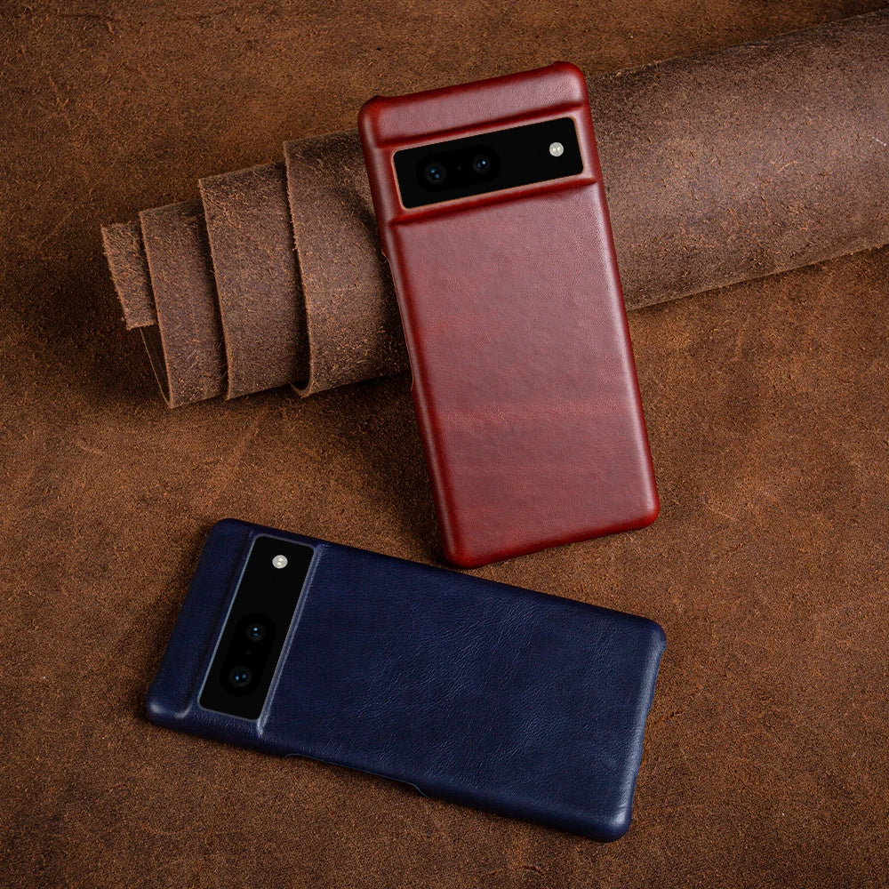 Luxury Genuine Leather Case For Pixel Series